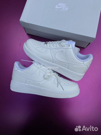 Nike Air Force 1 low белые