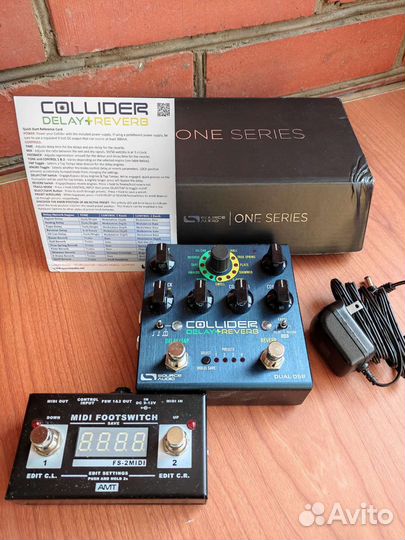 SourceAudio Collider + AMT FS2 midi ревер/дилей