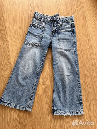 Джинсы zara для девочки 116