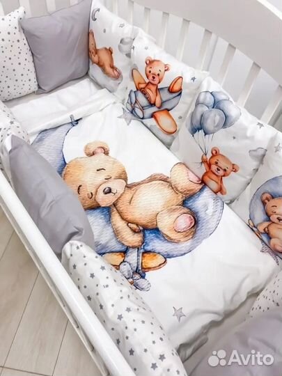 Бортики в детскую кроватку