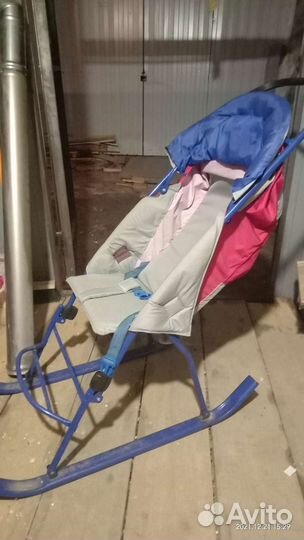 Коляска санки