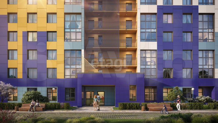 1-к. квартира, 40,7 м², 14/25 эт.