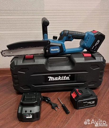 Аккумуляторная цепная пила makita 18V