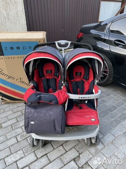 Коляска для двойни zooper tango smart