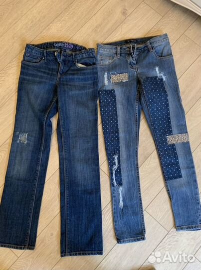 Джинсы для девочки,майки,юбочка