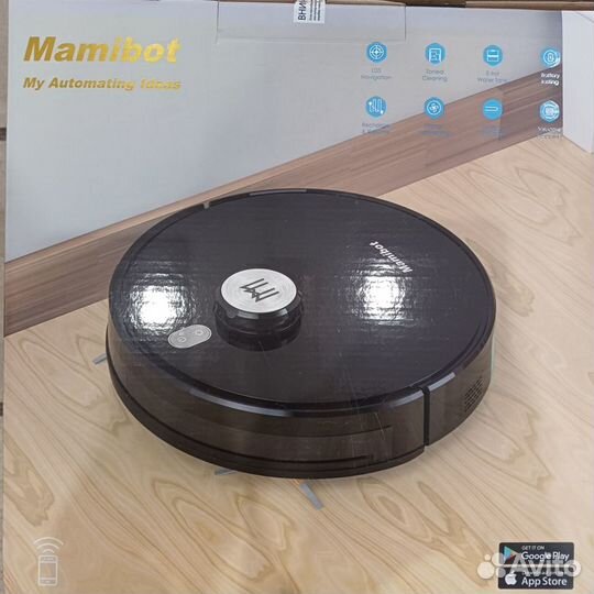 Моющий робот-пылесос с базой самоочистки Mamibot