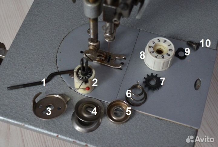 Натяжитель верхней нити Чайка 132М:142М:,3