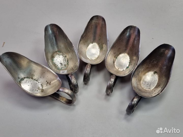 Соусник, мельхиор. СССР. В наличии 5 шт