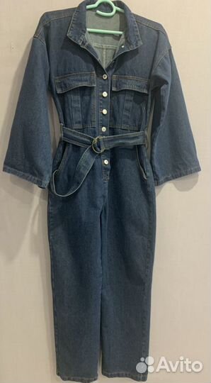 Комбинезон джинсовый женский