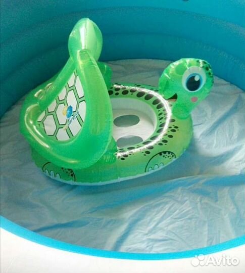 Круг для малышей с сиденьем(Черепаха)