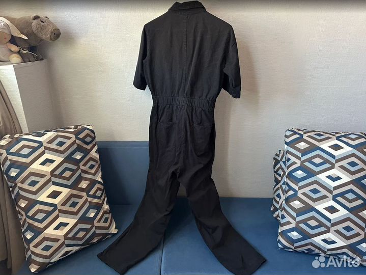 Джинсовый комбинезон черный befree 46