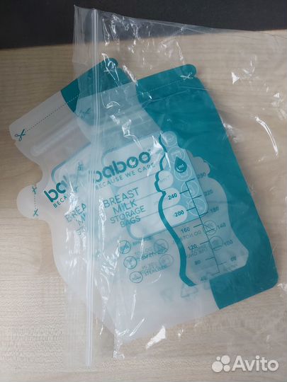Ручной молокоотсос Baboo бу +2 пакета Baboo новые