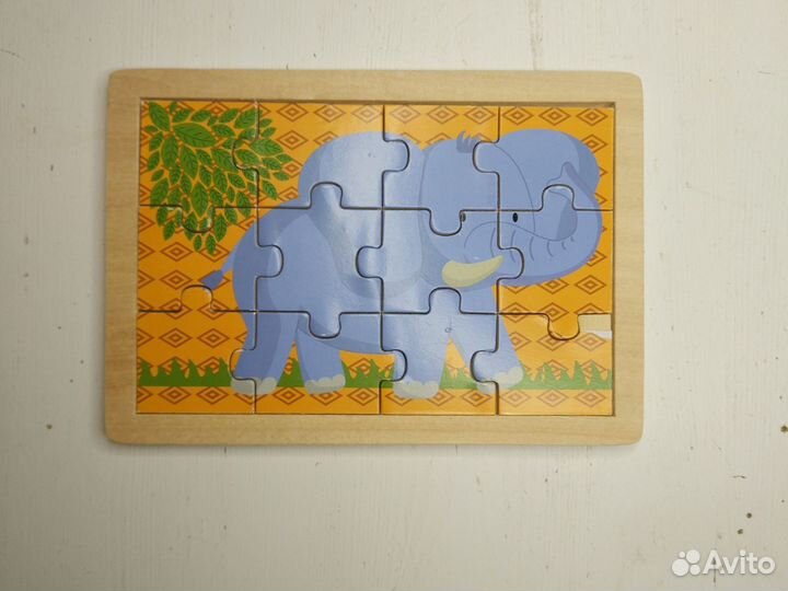 Пазлы деревянные для малышей
