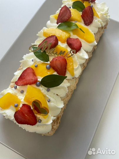 Меренговый рулет