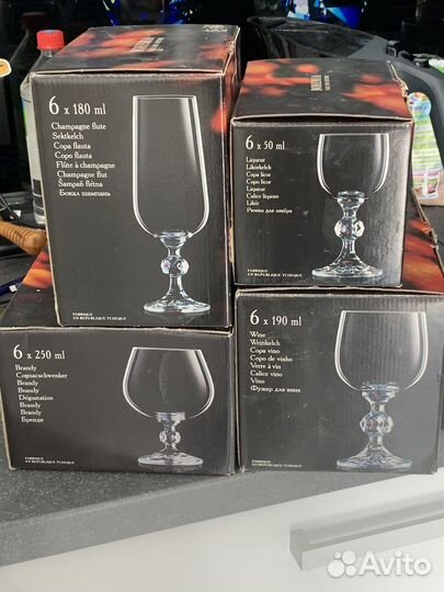 Бокалы фужеры Bohemia Claudia набор