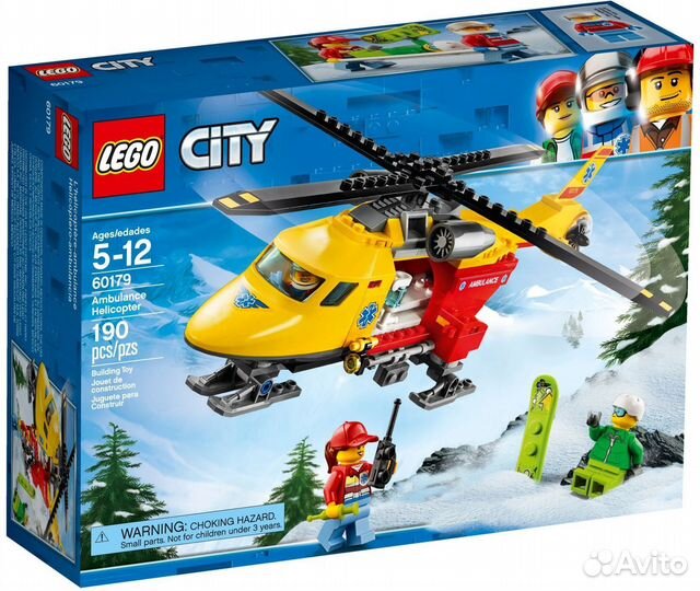 Lego City 60179 Вертолет скорой помощи