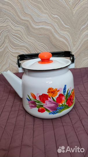 Чайники эмалированные
