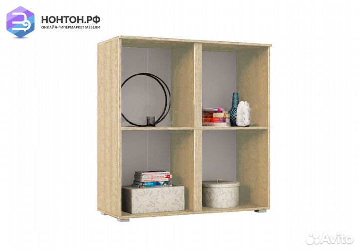 Тумба Ким бетон графит / сонома