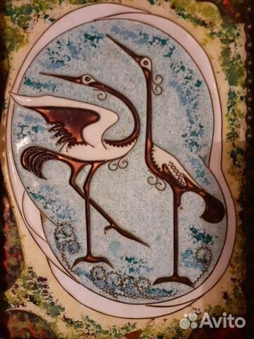 Настенное панно "Журавли" СССР купить в Москве | Хобби и отдых | Авито