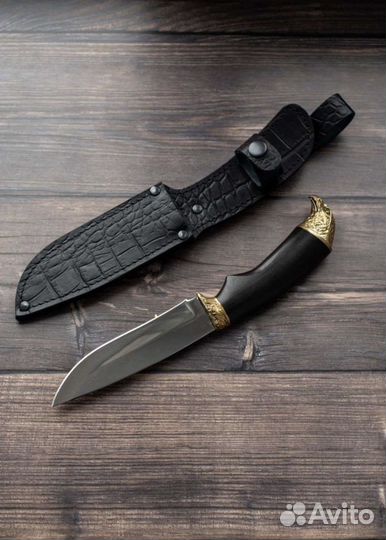 Нож охотничий кованый