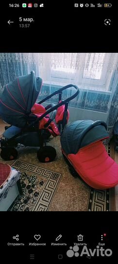 Детская коляска зима лето