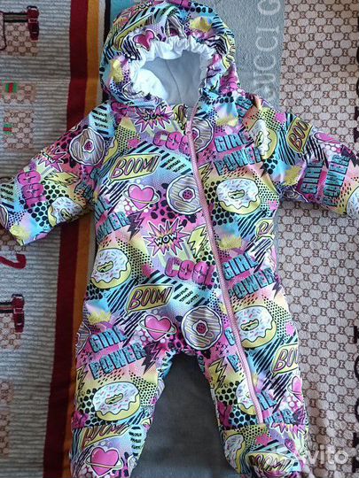 Комбинезон демисезонный для девочки 74