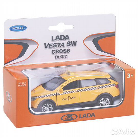 Модель LADA Vesta SW Cross такси Welly 43763