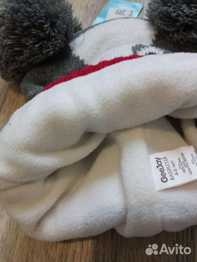 Новая Шапка на флисе для мальчика, на 4 года