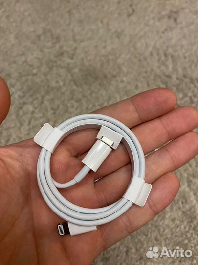 Кабель для зарядки apple lightning USB-C 1 m