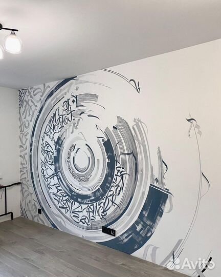 Роспись стен и авто, каллиграфия, граффити