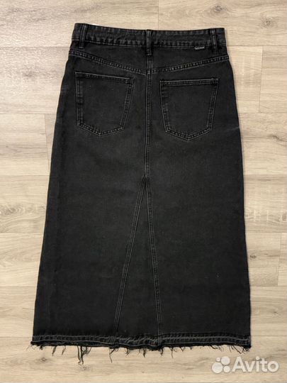 Джинсовая юбка длинная 44размер