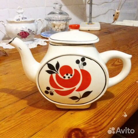 Гжель. Чайник СССР