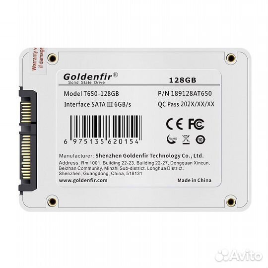 SSD Goldenfir 128 GB