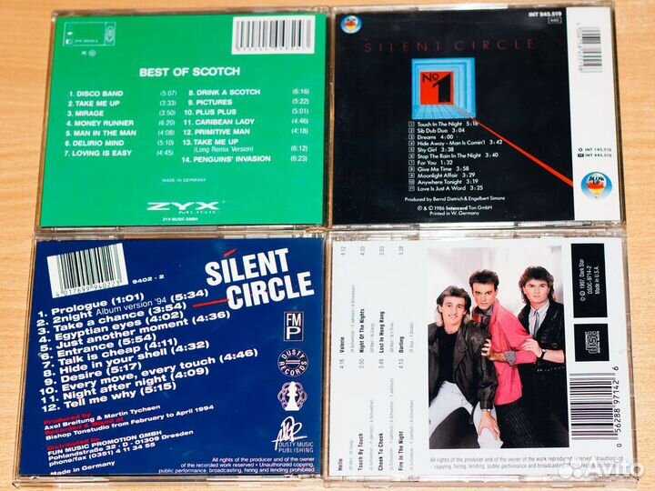 Компакт-диски CD Silent Circle, Joy, Scotch