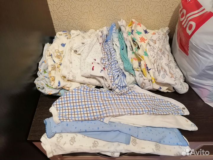 Детская одежда пакетом с 50 до 80 размера