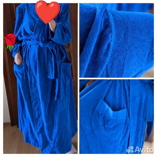 Бомбический махровый халат 74 р