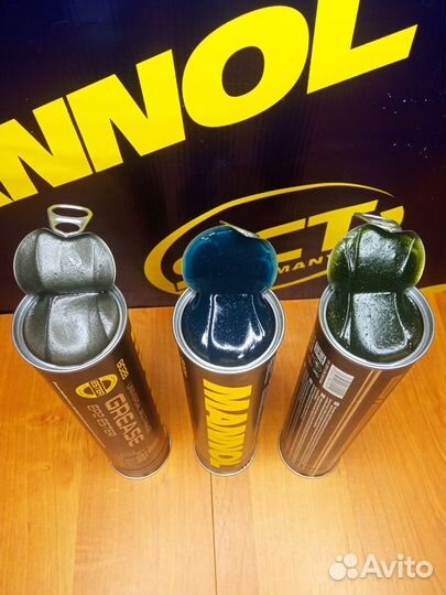 Смазка синяя в тубах в ведрах Mannol