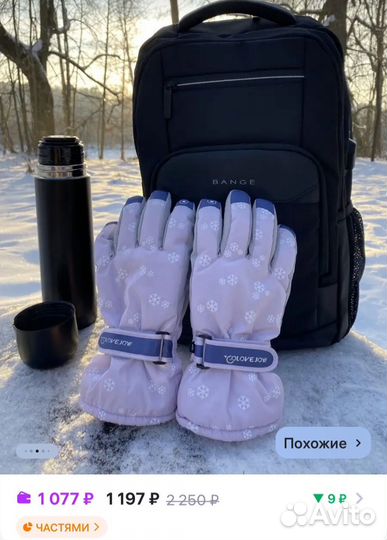 Горнолыжные перчатки