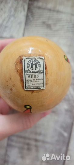 Яйцо деревянное сувенирное