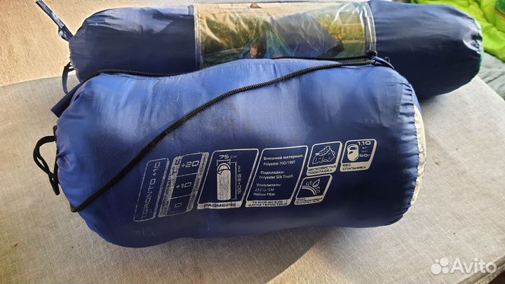 Спальный мешок на +10 и палатка