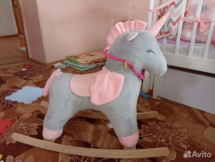 Качалка единорог-лошадь