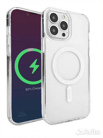 Чехол прозрачный MagSafe на iPhone 13 pro новый