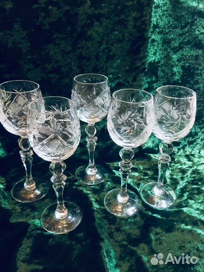 Хрусталь Бокалы Ваза
