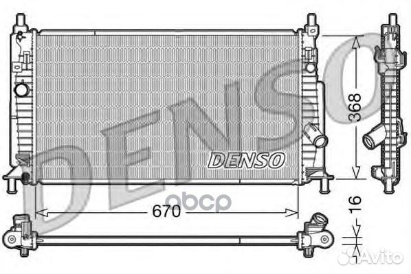 Радиатор mazda 3 (BL) MT 09- DRM44020 Denso