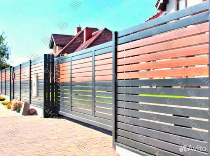 Забор Ранчо горизонтальный