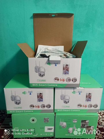WiFi камера уличная новая с картой памятью на 64Гб