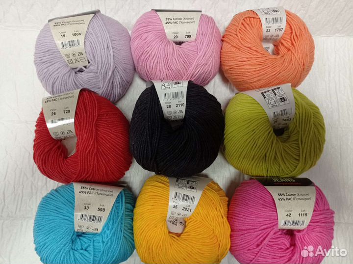 Пряжа YarnaArt jeans ярнарт джинс