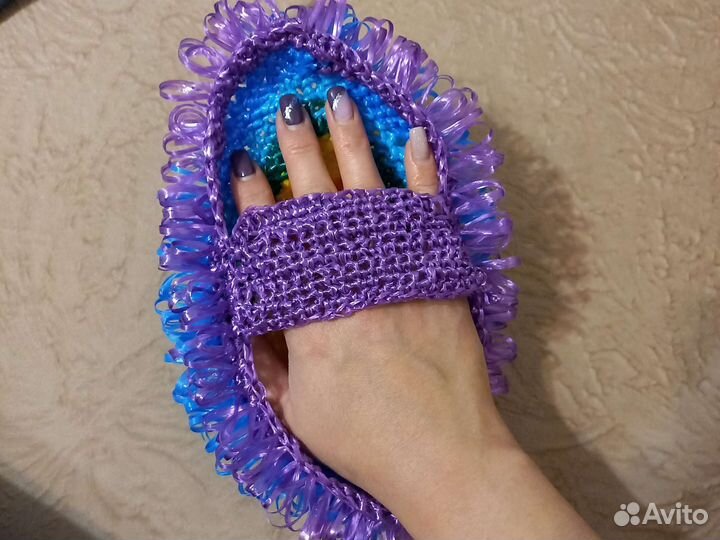 Мочалка овальная