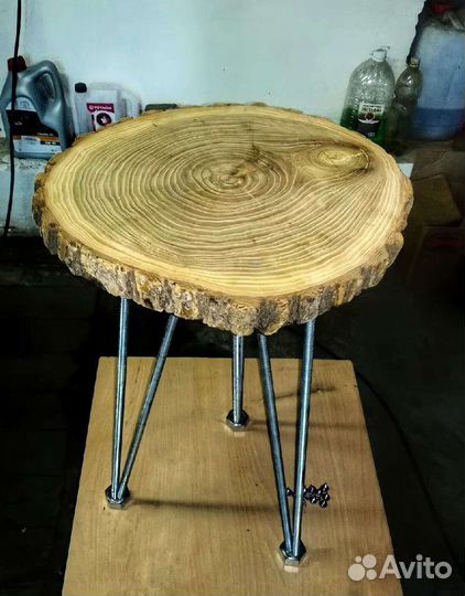 Подставка лофт из слэба