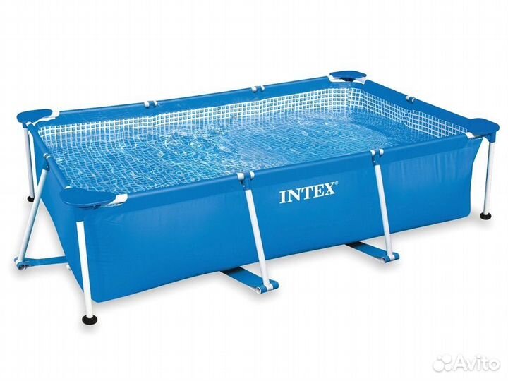 Бассейн каркасный Intex Rectangular Frame 220х150х